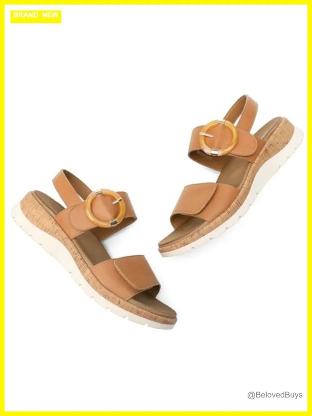 Womens Low Wedge Sandals Arch Support Dual Adjustable Straps Open Toe